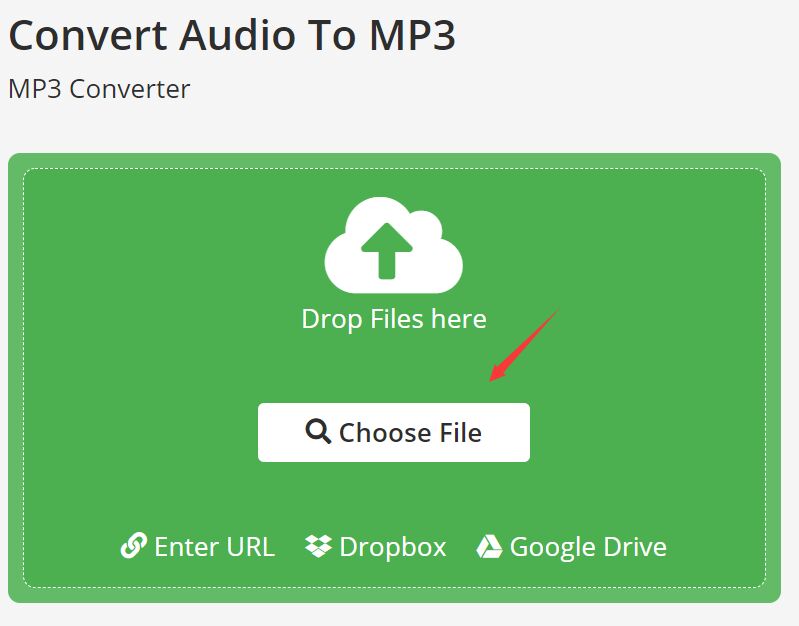 قم بتحويل MP4 إلى MP3 على Windows 10 Online