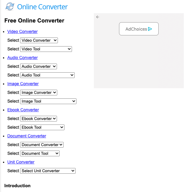 Onlineconverter.com لتحويل WAV إلى AMR