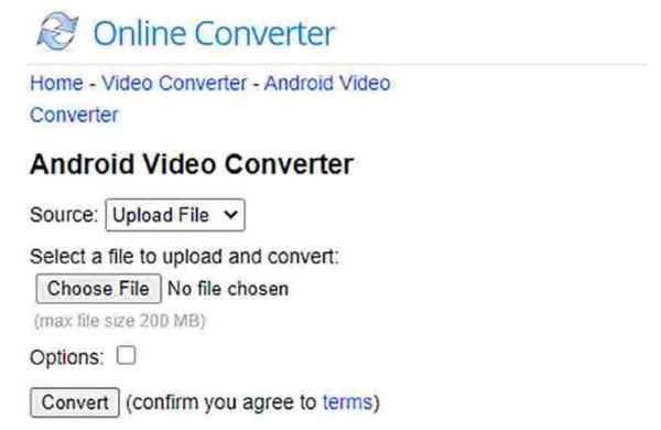 Online gratis MP4 naar 3GP-converter