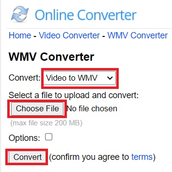 Converteer WLMP naar WMV Online