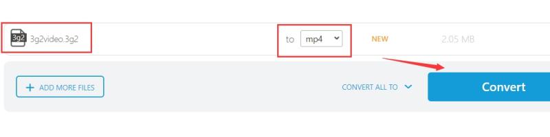 Converteer snel 3G2 naar MP4 online