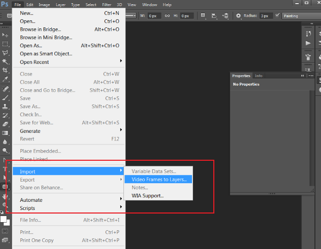 Convert GIF to MP4 Using Photoshop