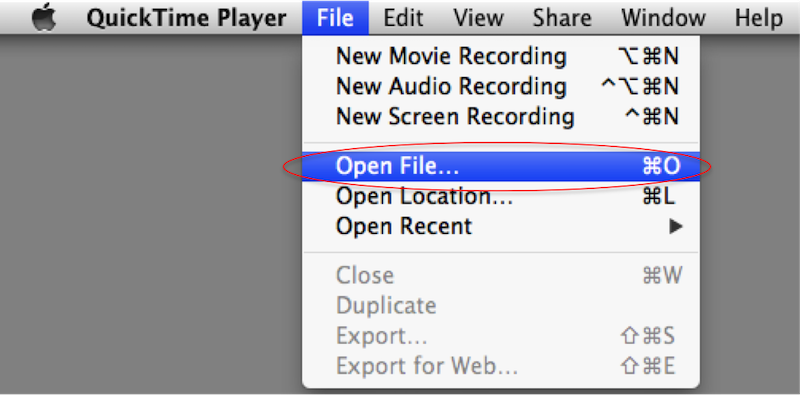Play MP3 on Mac with QuickTime Player
