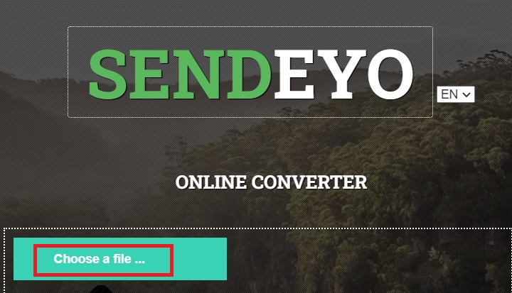 Make MOD to MOV with Sendeyo Online Converter