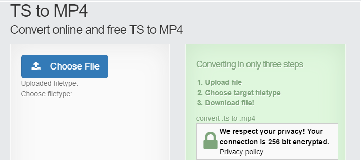 TS naar MP4 File-Converter-Online