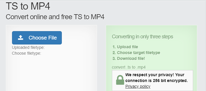 TS para MP4 File-Converter-Online