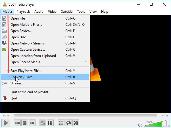 Use VLC to Convert MP4 to MPEG2 