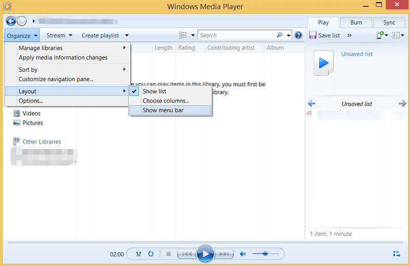 كيفية تحويل M4A إلى MP3 في Windows Media Player