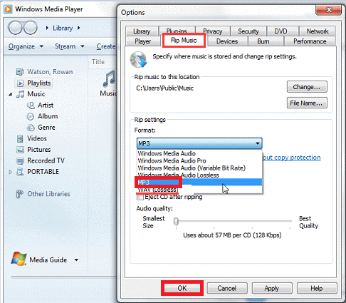 Converter WMA em MP3 no Windows Media Player