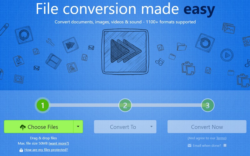 Converteer video naar GIF met Zamzar